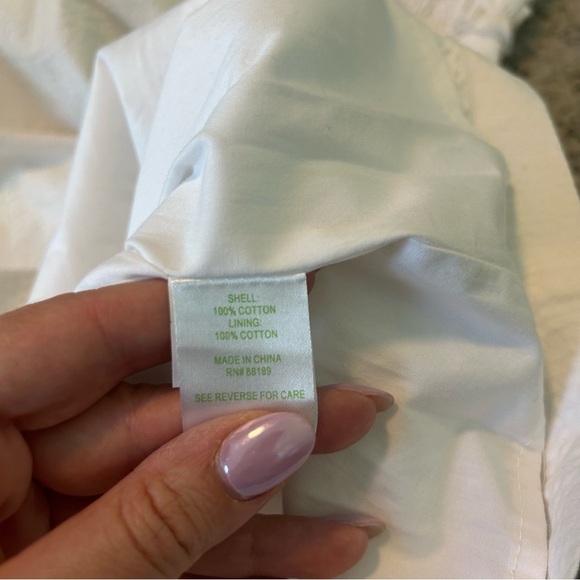 Lilly Pulitzer Resort White Lucky Seersucker Franco Strapless Mini Dress Size 8 - Picture 5 of 9